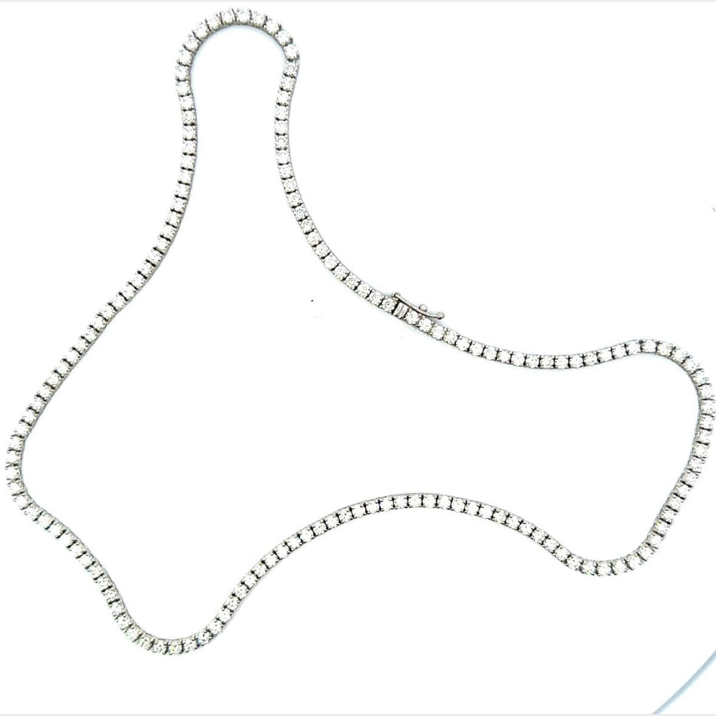 7.9ct Diamond Tennis Necklace - Chapel Hills Jewelry