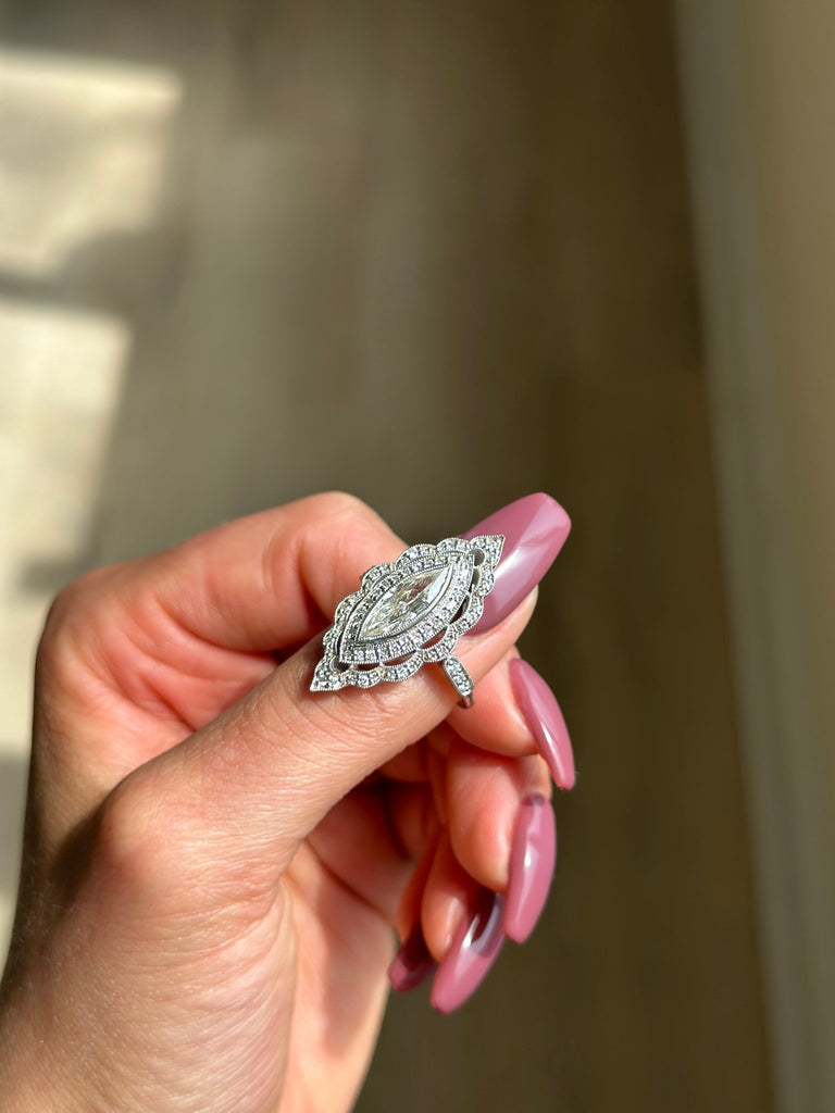 Diamond Marquise Ring - Chapel Hills Jewelry