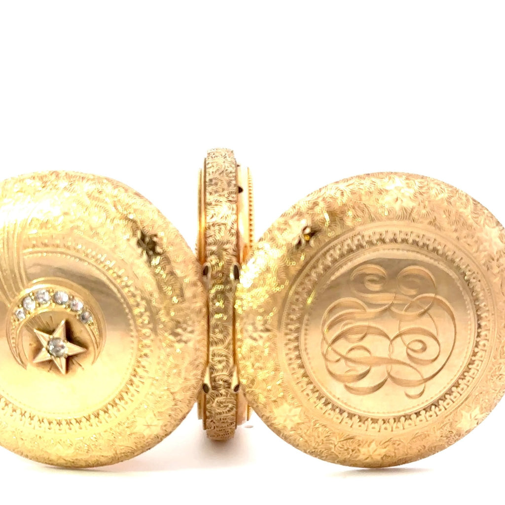 Elgin Pocket Watch 14KT Yellow Hunter Case - Chapel Hills Jewelry