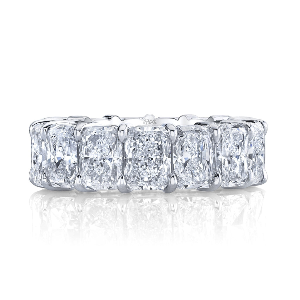 11.66 Carat Radiant Cut Diamonds Platinum Eternity Band - Chapel Hills Jewelry