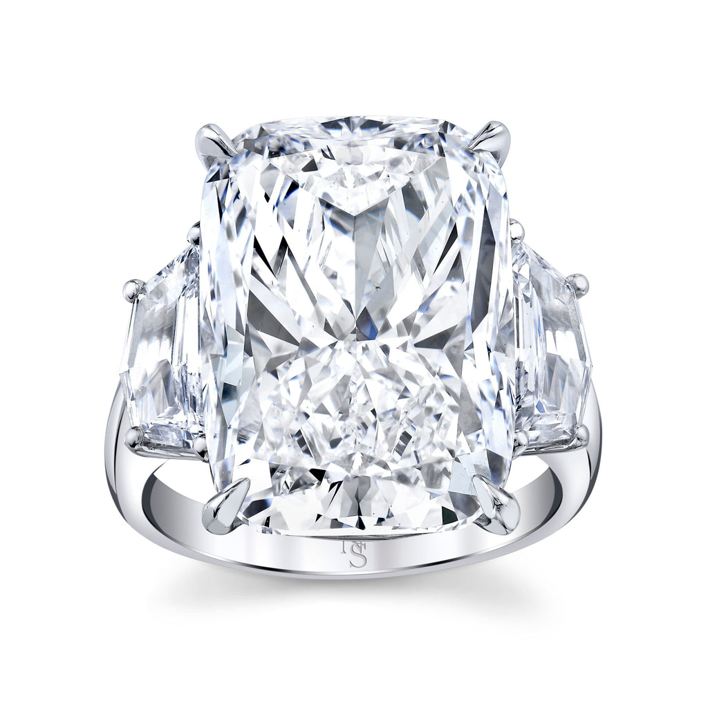 16.71 Carat Cushion Cut Diamond Ring - Chapel Hills Jewelry