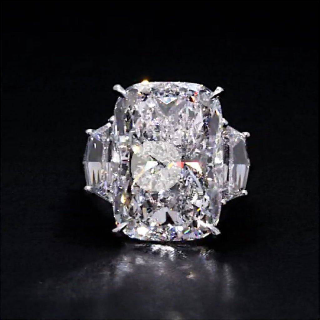 16.71 Carat Cushion Cut Diamond Ring - Chapel Hills Jewelry
