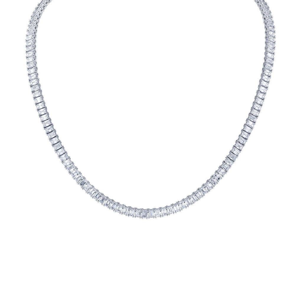 24.69 Carat 18k White Gold Necklace - Chapel Hills Jewelry