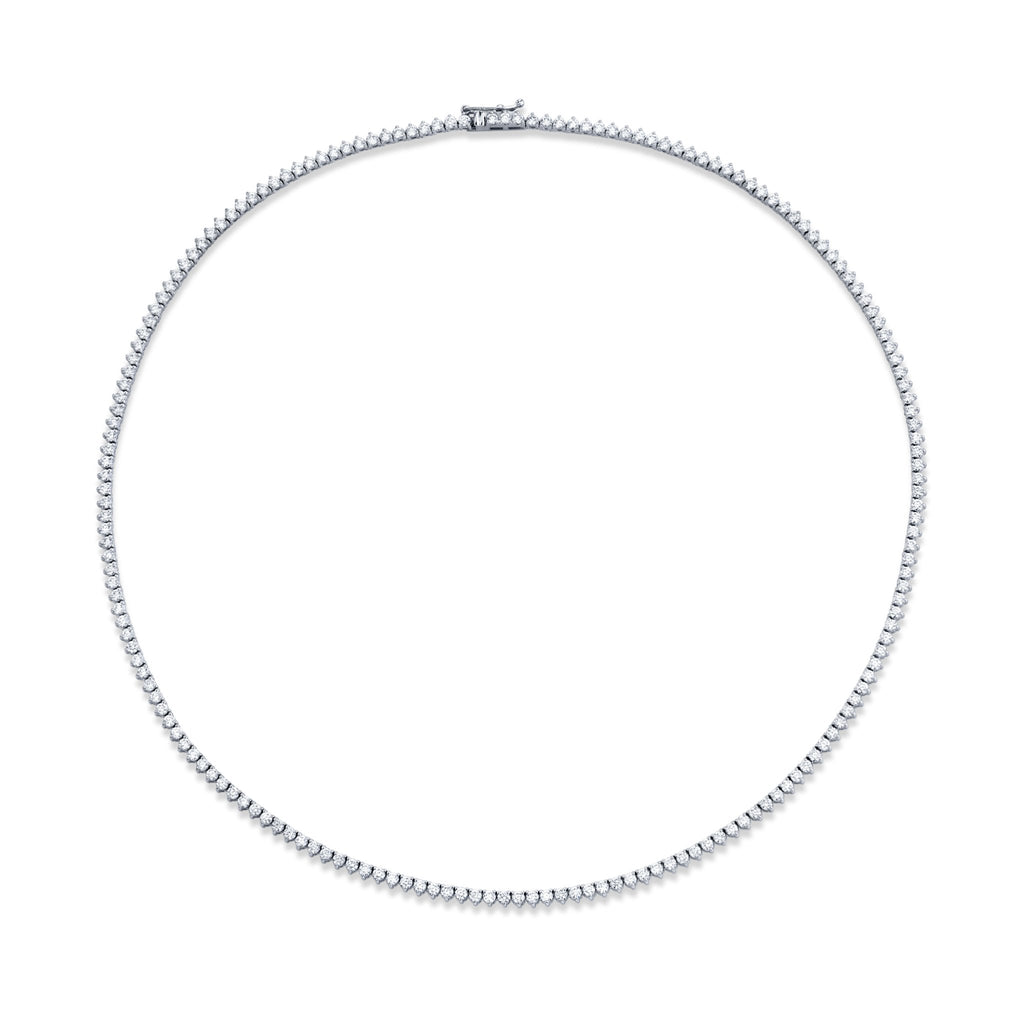 5.15 Carat 18k White Gold Diamond Necklace - Chapel Hills Jewelry