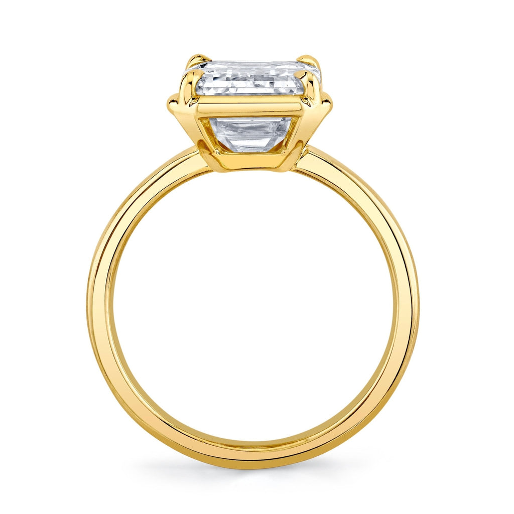 5.27 Carat Emerald Cut Diamond Ring - Chapel Hills Jewelry
