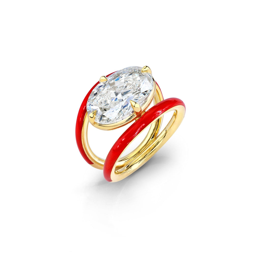 6.76 Oval - Cut Diamond Ring - Chapel Hills Jewelry