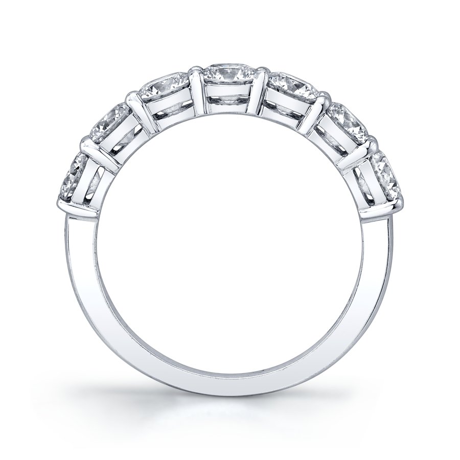 Brilliant Round Cut Diamond Halfway Eternity Band - Chapel Hills Jewelry