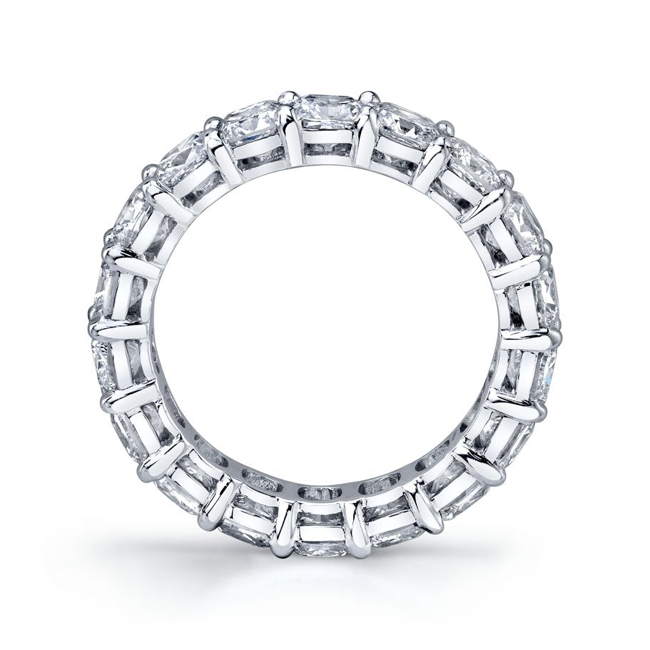 Cushion Cut Eternity Band in Platinum - Chapel Hills Jewelry