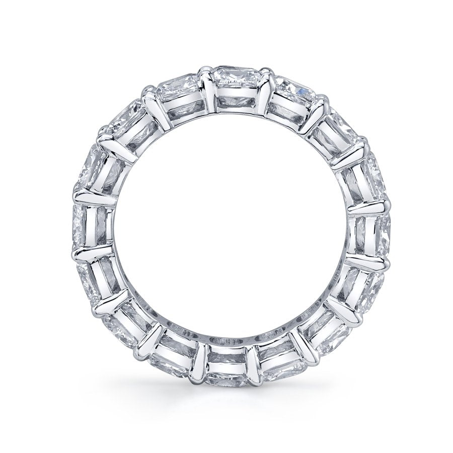 Cushion Cut Eternity Band in Platinum - Chapel Hills Jewelry