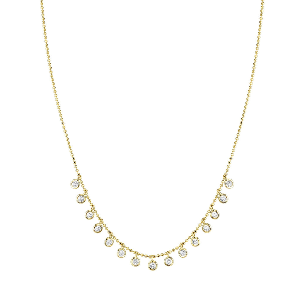 Diamond Bezel Drip Necklace - Chapel Hills Jewelry
