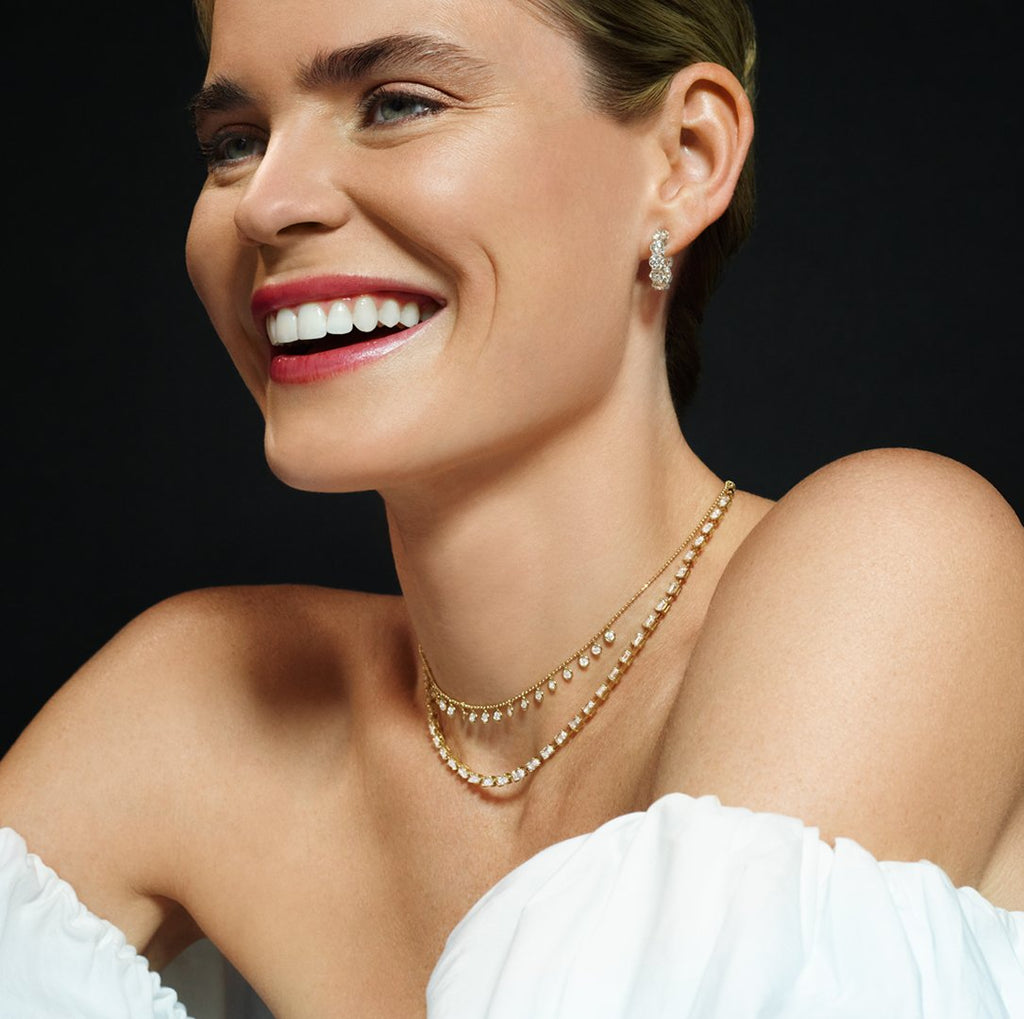 Diamond Bezel Drip Necklace - Chapel Hills Jewelry