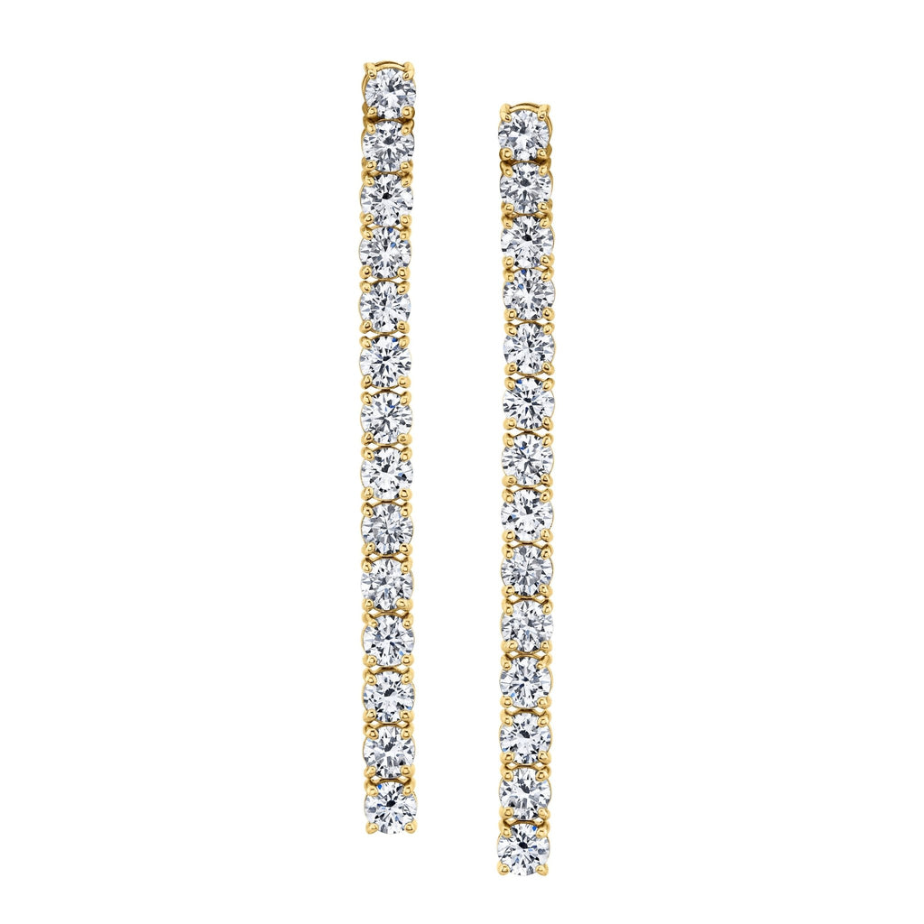 Diamond Linear Dangle Earrings - Chapel Hills Jewelry