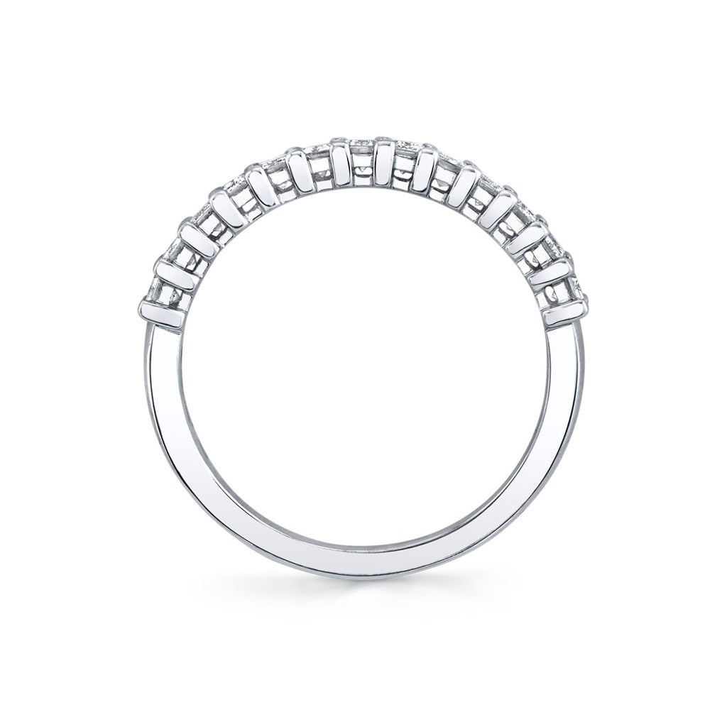 Emerald Cut Diamond Halfway Eternity Band - Chapel Hills Jewelry