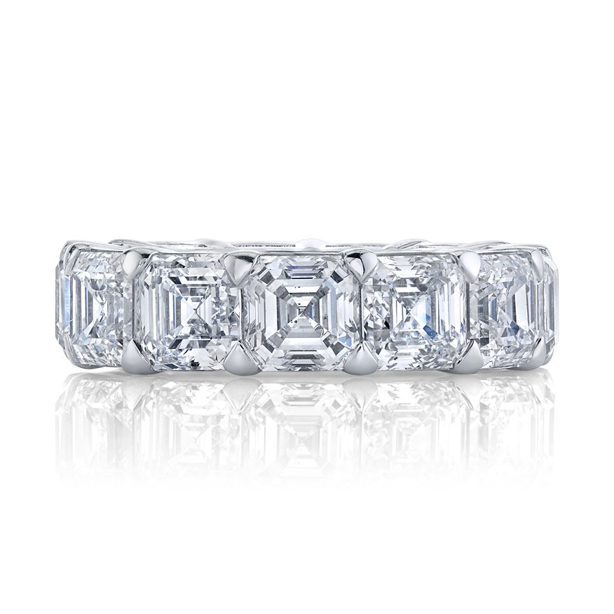 Eternity Asscher 1CT G,H/VS - Chapel Hills Jewelry