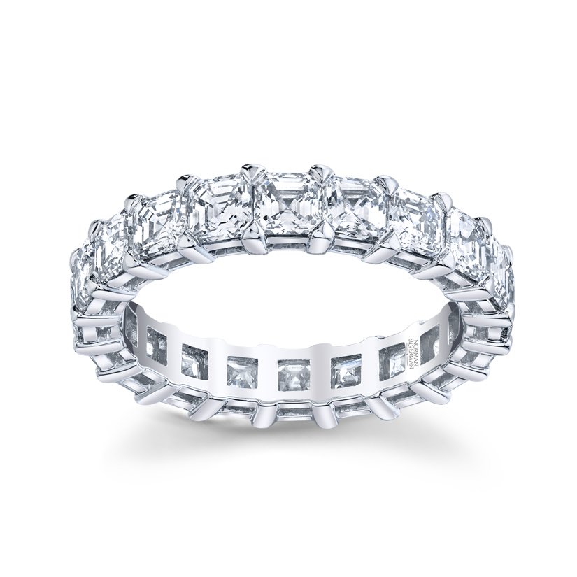 Eternity Asscher .20CT F/VS - Chapel Hills Jewelry