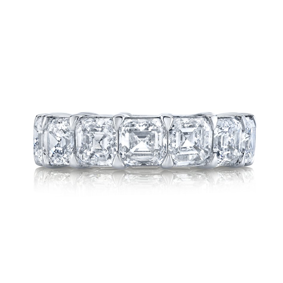 Eternity Asscher .70CT F/VS - Chapel Hills Jewelry