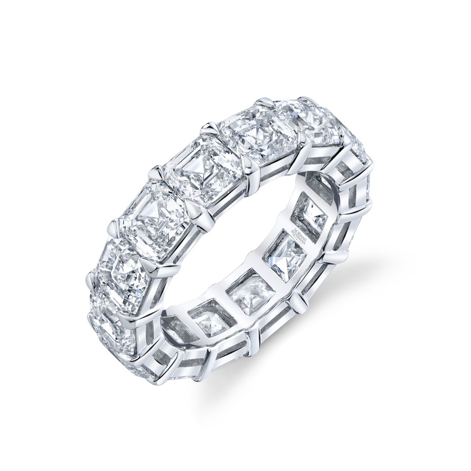 Eternity Asscher .70CT F/VS - Chapel Hills Jewelry