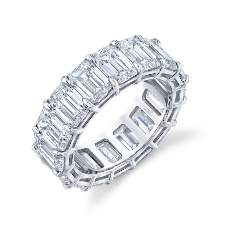 Eternity Emerald .70CT G,H/VS - Chapel Hills Jewelry