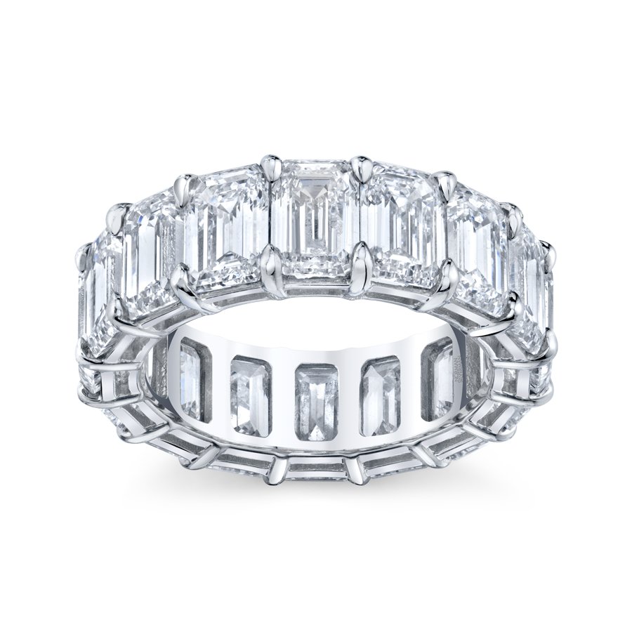 Eternity Emerald .70CT G,H/VS - Chapel Hills Jewelry