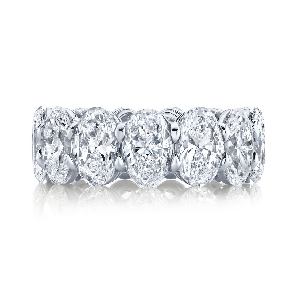 Eternity Oval .90CT G,H/VS - Chapel Hills Jewelry