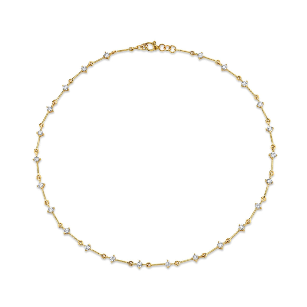 Handmade Twist Chain Diamond Necklace - Chapel Hills Jewelry