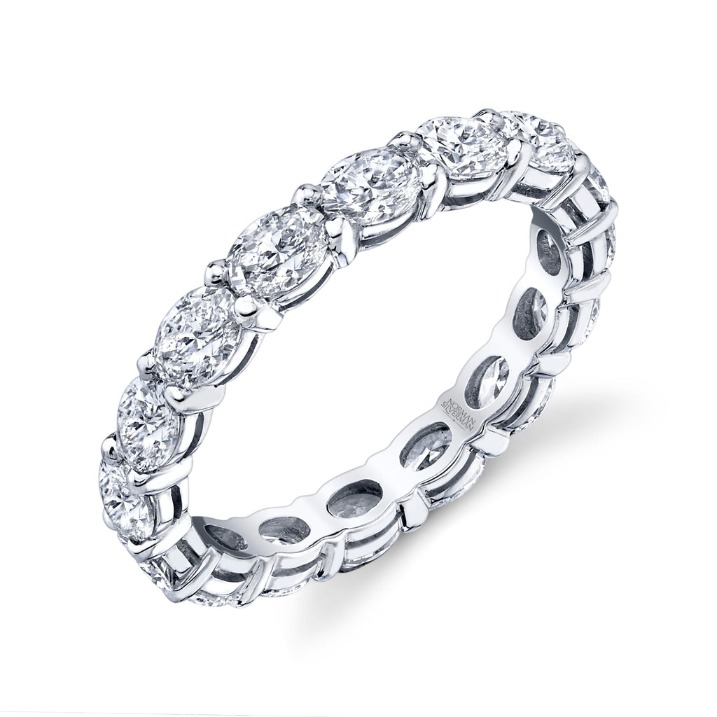 Oval Cut East - West Eternity Band - Chapel Hills Jewelry