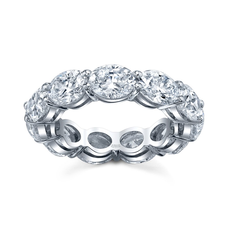 Oval Cut East - West Eternity Band - Chapel Hills Jewelry