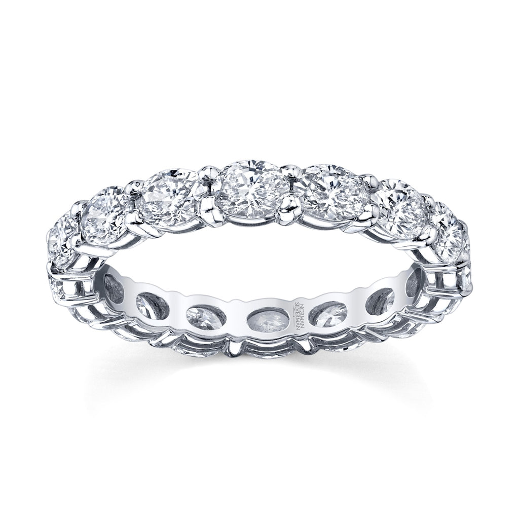 Oval Cut East - West Eternity Band - Chapel Hills Jewelry