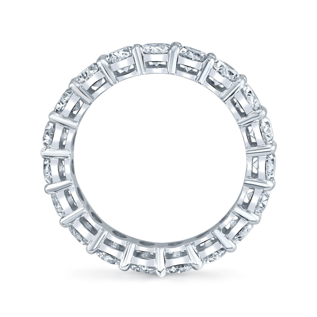 Oval Cut Platinum Eternity Band - Chapel Hills Jewelry