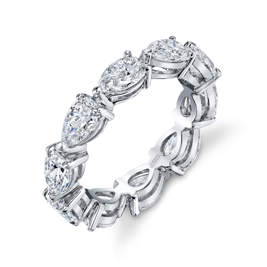 Pear Shaped East - West Eternity Band - Chapel Hills Jewelry