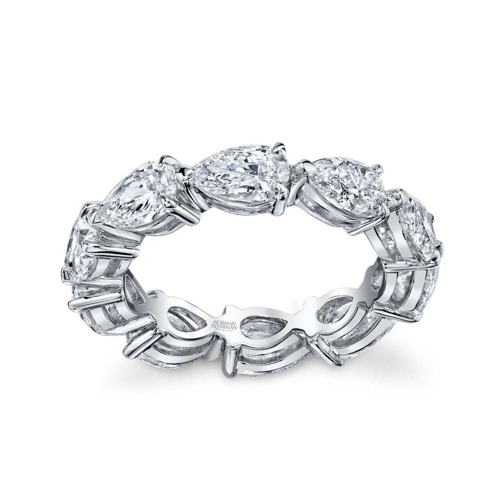 Pear Shaped East - West Eternity Band - Chapel Hills Jewelry
