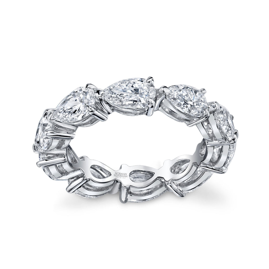 Pear Shaped East - West Eternity Band - Chapel Hills Jewelry