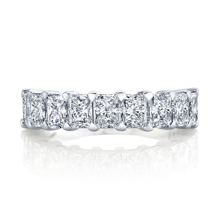 Radiant Cut Diamond Halfway Eternity Band - Chapel Hills Jewelry