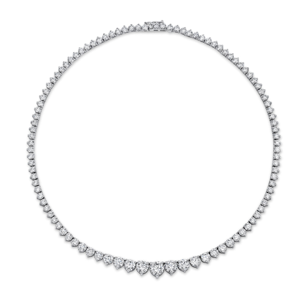 Round Center Stone Diamond Necklace - Chapel Hills Jewelry