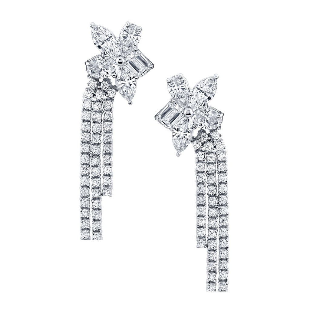 Shooting Star 4 Carat Diamond Earrings - Chapel Hills Jewelry