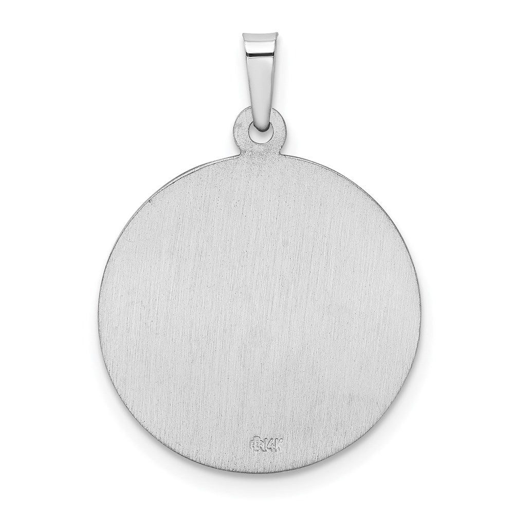 14KT White Gold Saint Christopher Medal - Chapel Hills Jewelry