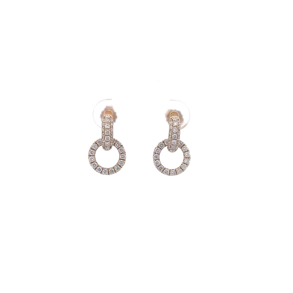 14KT Yellow Diamond Earrings - Chapel Hills Jewelry