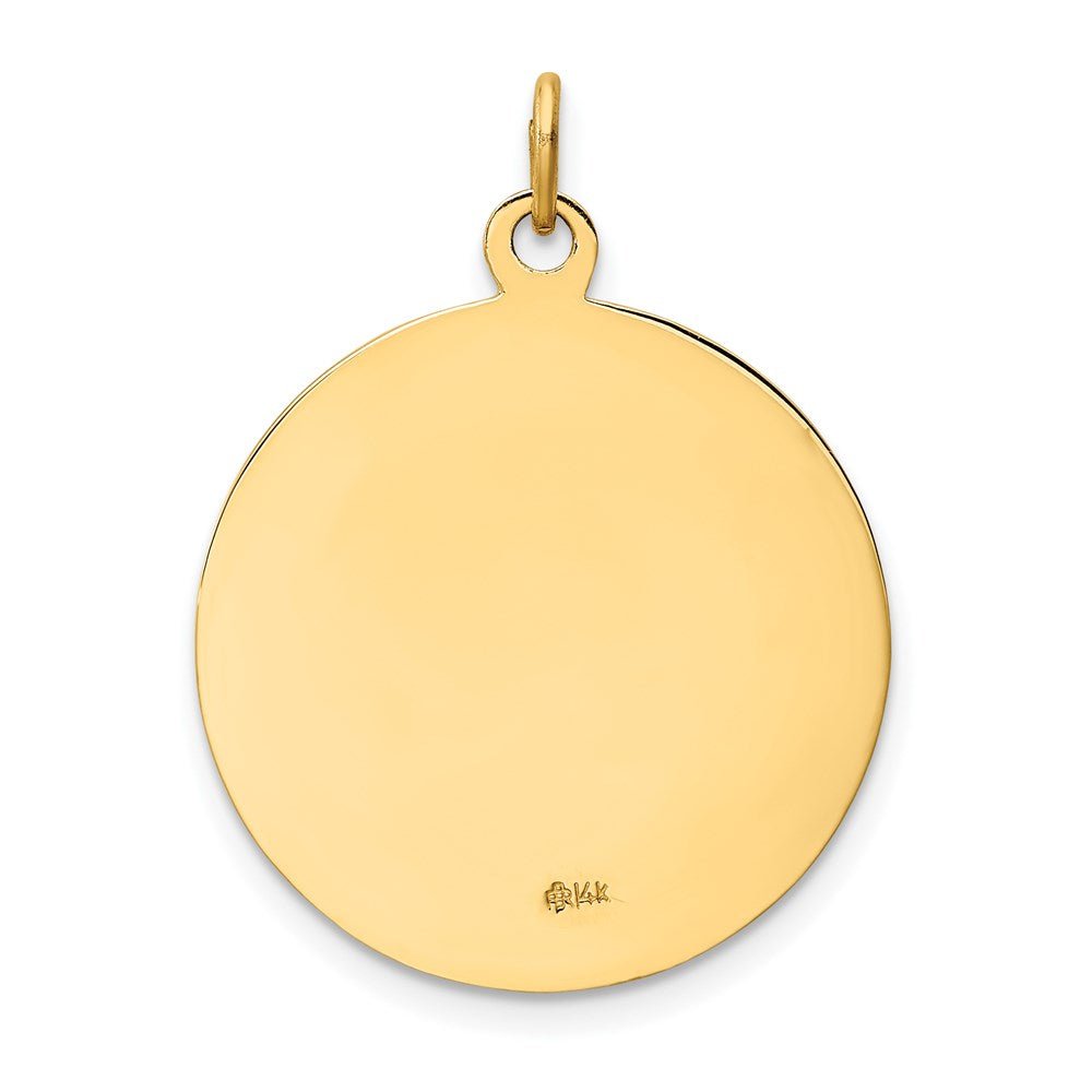 14KT Yellow Gold Saint Francis Medal - Chapel Hills Jewelry