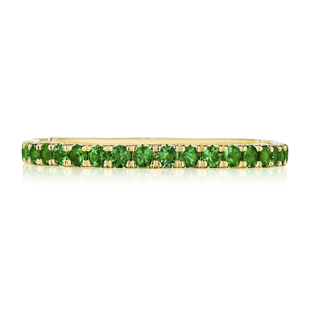 2667B 18KT Yellow & Emerald - Chapel Hills Jewelry