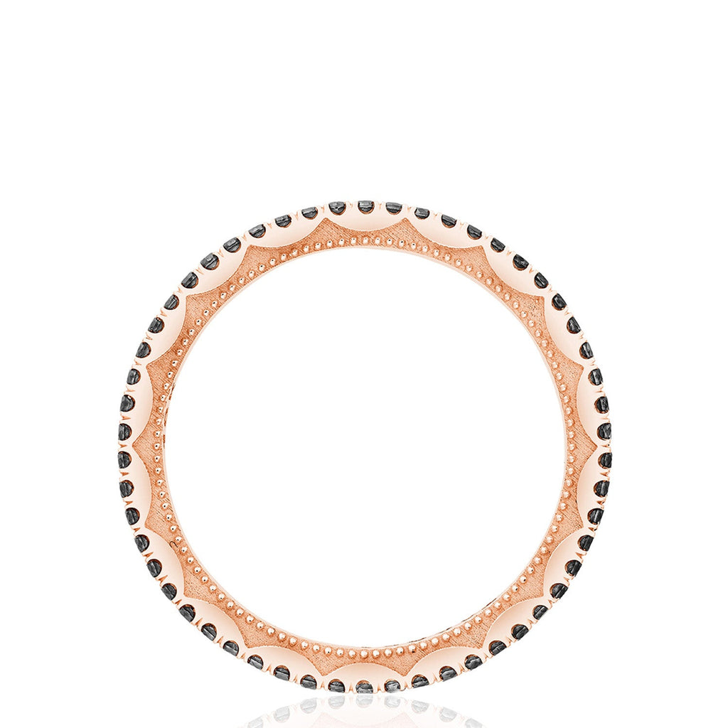 2674B 18KT Rose & Black Diamond - Chapel Hills Jewelry