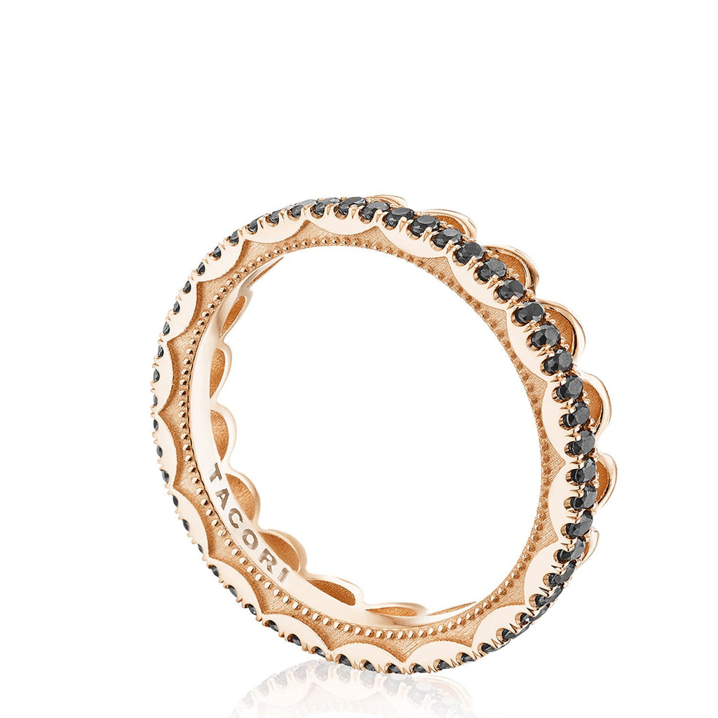 2674B 18KT Rose & Black Diamond - Chapel Hills Jewelry