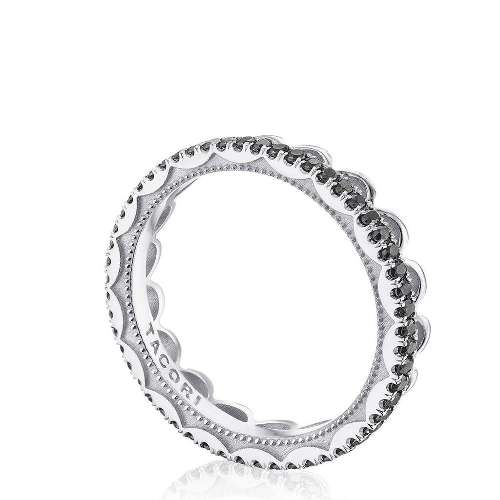 2674B 18KT White & Black Diamond - Chapel Hills Jewelry