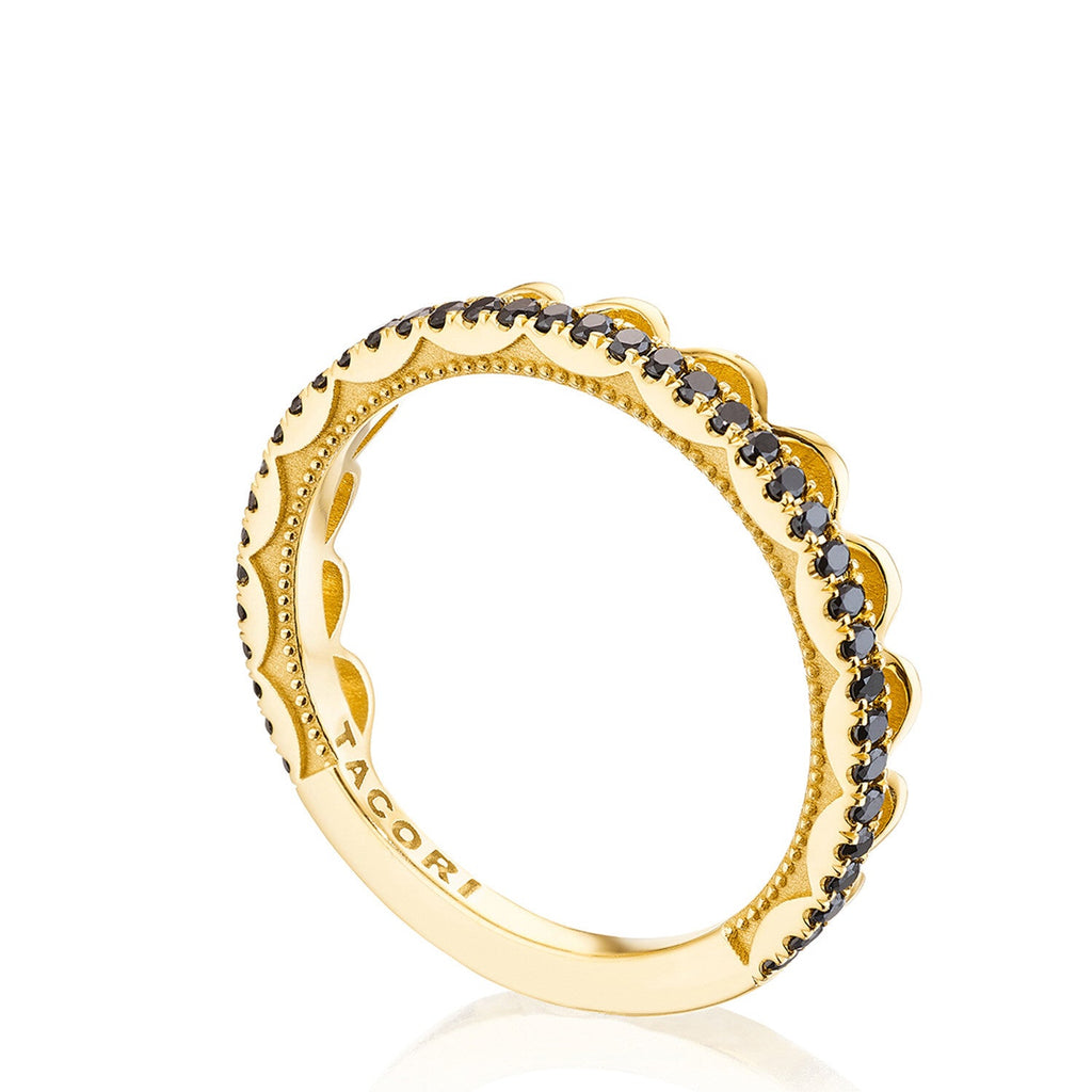 2674B 18KT Yellow & Black Diamond - Chapel Hills Jewelry