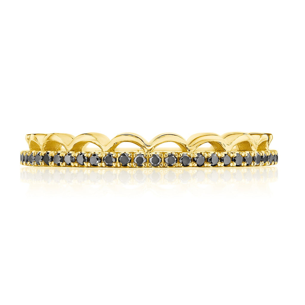 2674B 18KT Yellow & Black Diamond - Chapel Hills Jewelry