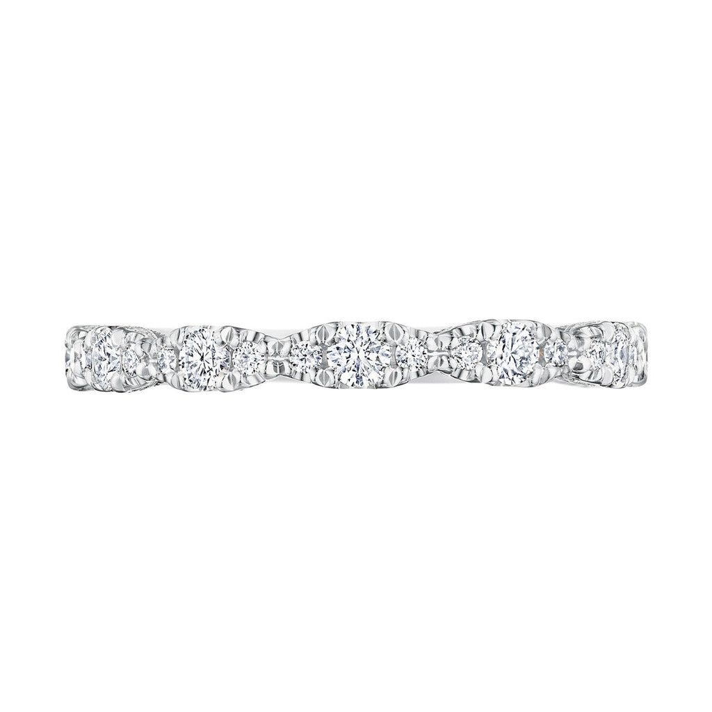 HT2558B 18KT White - Chapel Hills Jewelry