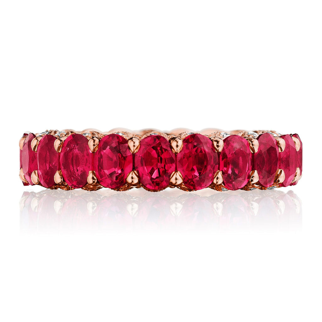 HT2636PK65R 18KT Rose & Ruby/Diamond - Chapel Hills Jewelry