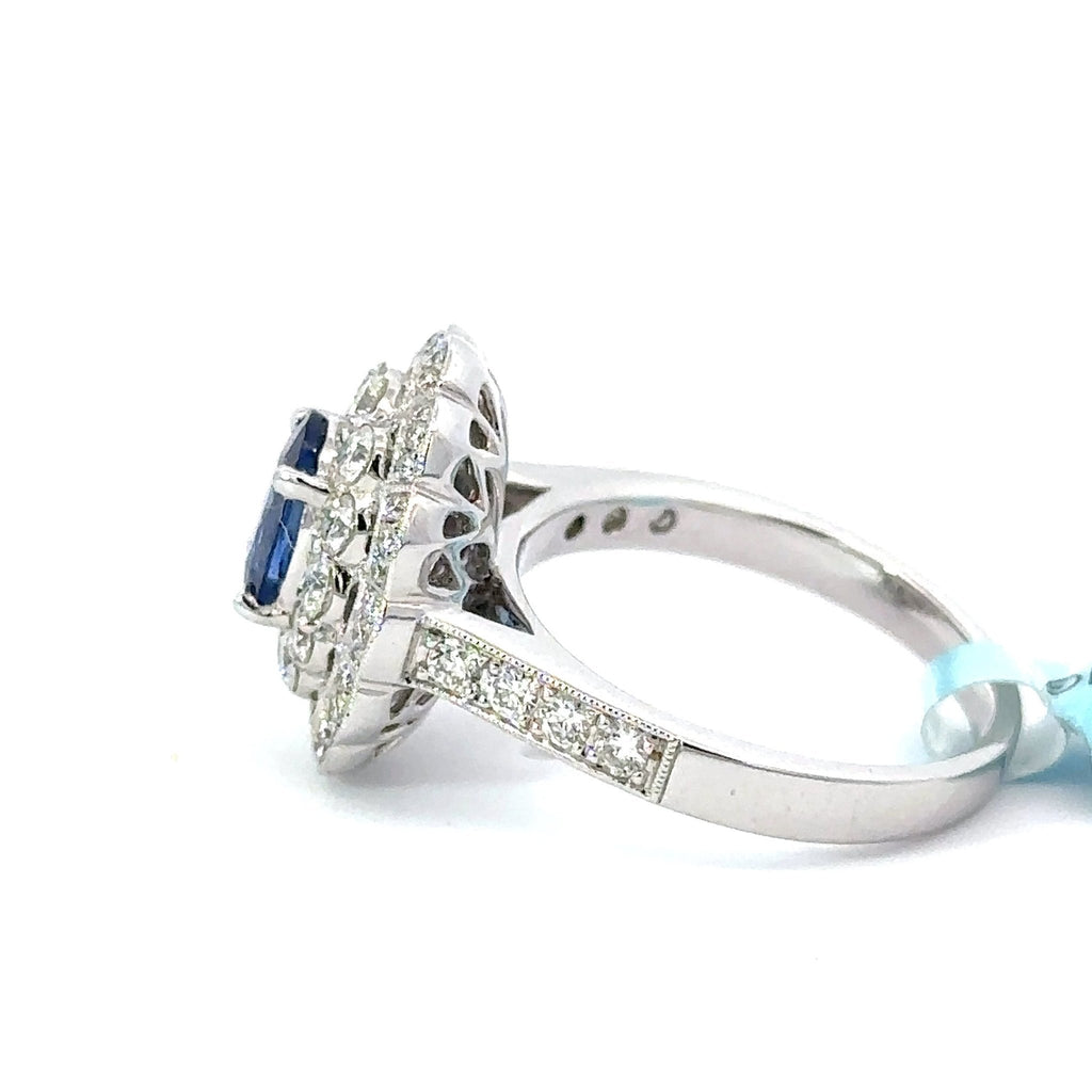 Sapphire and Diamond Ring - Chapel Hills Jewelry